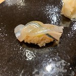 すし処 広川 - サヨリ昆布締め