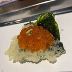 天ぷらとワイン大塩 天五横丁店 - 天ぷらおまかせ五品から、いくらカナッペ