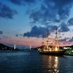 Beisaido Resutoran Ando Ba-A- Rujuu - 長崎港に浮かぶ観光丸の眺め