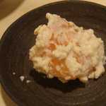 割烹　魚先 - 口直しの柿の白和え