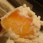 割烹　魚先 - 柿の白和え　いただきま～す♬