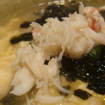 割烹　魚先 - カニ身を添えて・・・