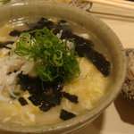 割烹　魚先 - ネギを添えて