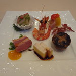 礼華　青鸞居 - 本日の前菜盛り合わせ