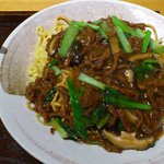 座忘庵 - 牛肉あんかけ焼きそば