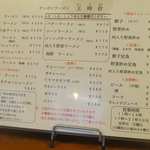 王時計 - メニュー