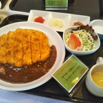 Resutoram Mikamo - ジャンボチキンカツカレーの食品サンプル