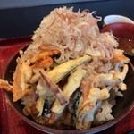 京橋 婆娑羅 - 十種野菜のかき揚げぽん酢丼 ¥1,200+tax