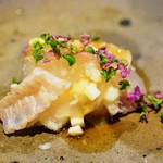 御幸町 田がわ - 明石の平目／お造り