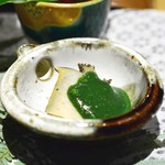 御幸町 田がわ - 鮑肝ソース