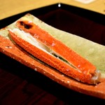 御幸町 田がわ - 焼間人蟹