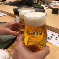 鮨まつやま - 香るエールで新年最初の乾杯でーす❣️