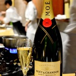 御幸町 田がわ - モエシャンのマグナムボトル