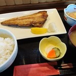 手作り厨房　楓家 - 本日の焼き魚定食＜ほっけ＞ 750円（税込）