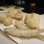 酒盃 - 天麩羅・・ワカサギが特に良かったです・・。