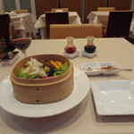 礼華　青鸞居 - 七種野菜のセイロ蒸し