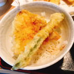 麺天 - 自分で作る 天丼