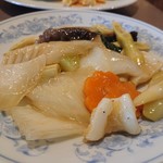 又一別館 - いかと野菜の炒めもの 2019年1月