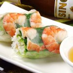 고이쿤 (새우 생춘권) Fresh spring roll of shrimp