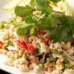 Larb Gai (Chicken minced meat herb salad)