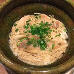 日本料理 潤花 - キンキとなめ茸の土鍋炊きご飯