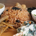 ニコル食堂 - 酵素玄米のアップ