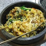 一楽 - 石焼きビビンバ定食924円