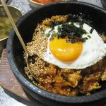 一楽 - キムチチャーハン定食￥８４０