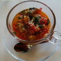 ラ･スコリエーラ - プラス料金でミネストローネ