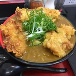 極楽うどん TKU - 鶏天カレーうどん（￥950）