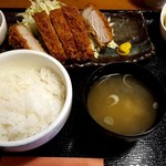 Saketsumamidokoro Banya - 三元豚カツ定食