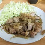 一富士 - 豚のしょうが焼き