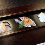 徳山鮓 - 鯖の熟鮓、鮒鮓、鮒鮓のサンド