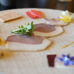 徳山鮓 - ジビエプレート（2017/12）