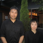 麺　藏藏 - 松島ご夫妻（とても感じのいいお二人です）