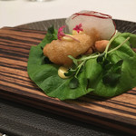 スリオラ - 塩だらのフリット　すだちの香り