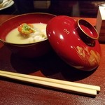 蔵屋敷 LUNA - ◆「椀盛り」 ・胡麻豆腐と鱈の白子白味噌仕立て