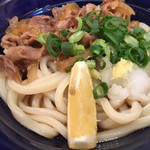 讃岐立食いうどん きりん屋 - 和牛肉ぶっかけうどんは¥650という良い値段