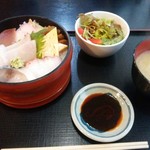 浜寿司 - ランチ　ちらしセット　1100円