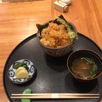 天婦羅 みやしろ - 海老かきあげ丼