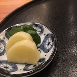 天婦羅 みやしろ - お新香