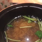 天婦羅 みやしろ - しじみ汁