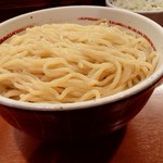 麺屋 えぐち - 「つけそば(特盛400g)」の麺