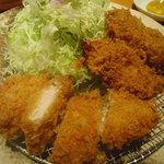 いなば和幸 - カキロースカツ定食　1260円