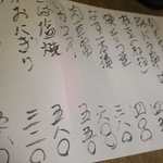 酒菜坊 橋蔵 - メニュー