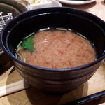 とんかつ日和 - 蜆の味噌汁です。