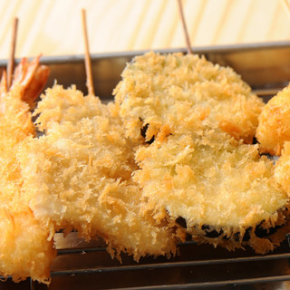 【米油使用】こだわりの串揚げ1本80円～☆日替わり串10円！