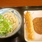 Marugame Seimen - ぶっかけ＋じゃこ天＋ちくわ天