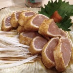 串処かりや - 鶏のタタキ＾＾♪これ絶品＾＾