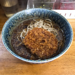笠置そば - コロッケそば 400円
